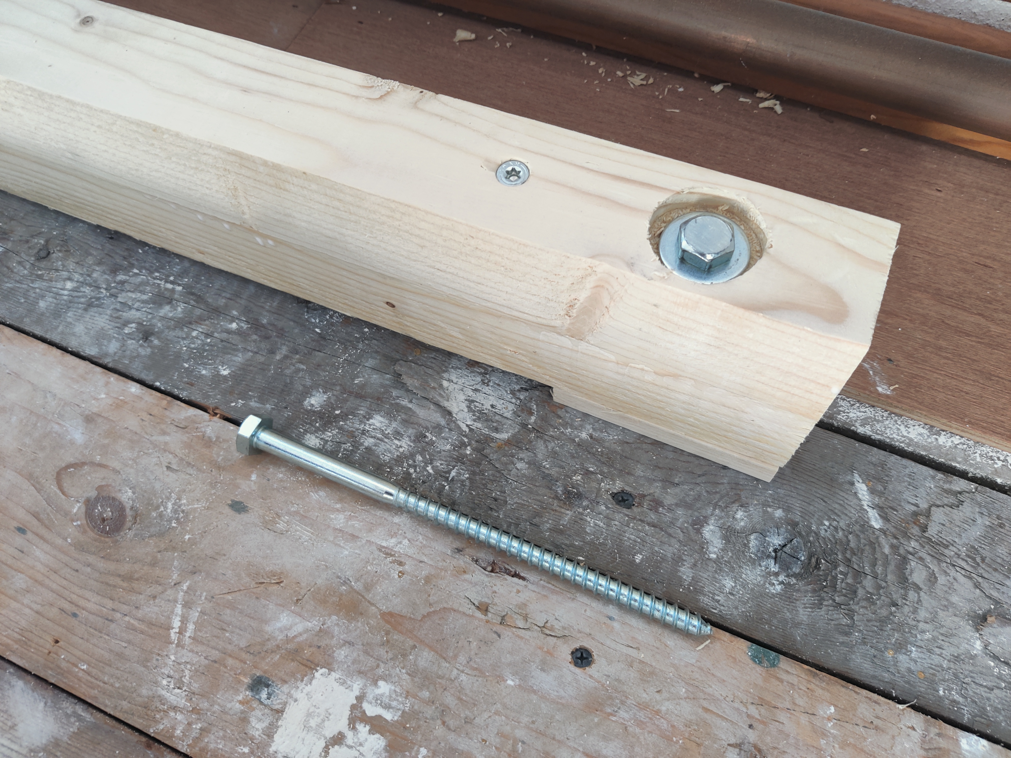 M10x2,5mm screws